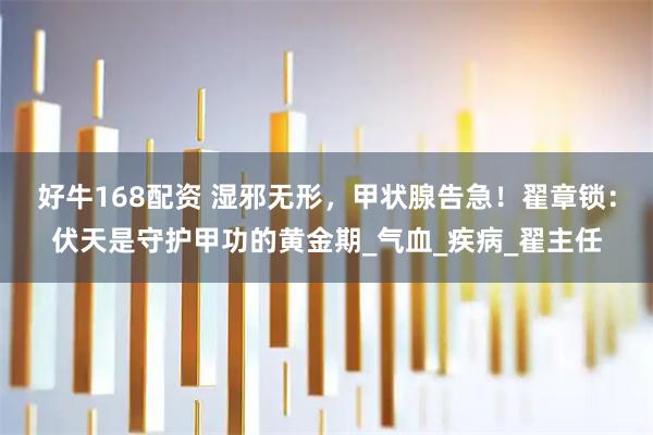 好牛168配资 湿邪无形，甲状腺告急！翟章锁：伏天是守护甲功的黄金期_气血_疾病_翟主任